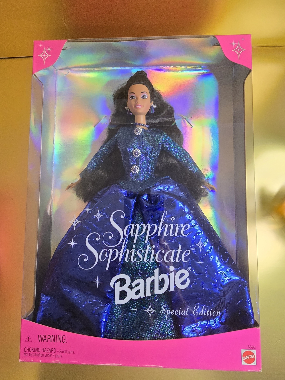 Barbie Sapphire Sophisticate Special Edition - Deep Blue & Hot Pink Accents
